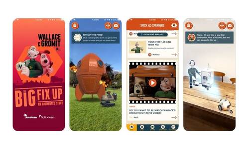 Cobalah Wallace & Gromit Versi Augmented Reality Yang sudah di rilis.