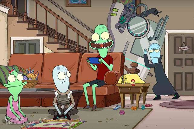 Kartun terbaru dari Rick & Morty Berjudul Solar Opposites telah di perbarui season 2 nya.