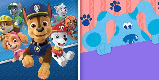 ‘Paw Patrol’ dan ‘Blue’s Clues’, diantara akan melakukan pembaruan Prasekolah Nickelodeon