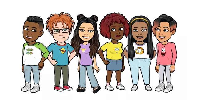 Bitmoji merilis koleksi Nickelodeon klasik dari Attire untuk Snapchat Avatar