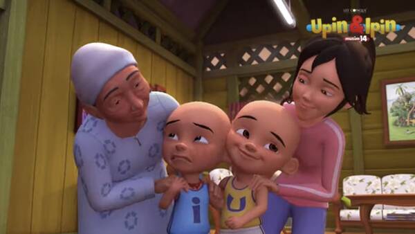 Review Episode Spesial Upin dan Ipin di MNC TV: Kain Merah Ipin Hilang?
