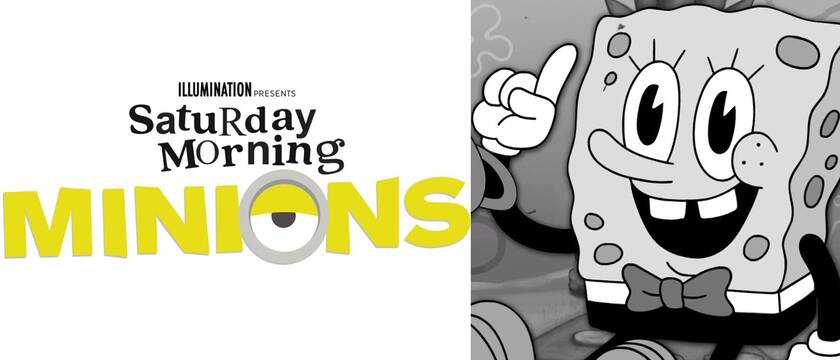 Ketika Tradisi Klasik Kartun Sabtu Pagi Mempertemukan Minions dan Spongebob
