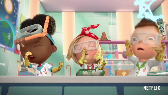 Netflix indonesia merilis Trailer dari kartun animasi prasekolah kedua chris nee Ada Twist Scientist