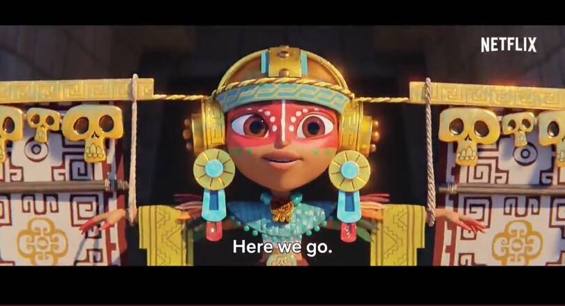 Teaser Maya and The Three menampilkan Putri Maya dalam Nuansa Pejuang Putri DIsney