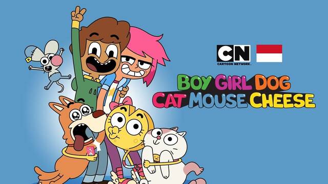 Cartoon network Indonesia Kedatangan Kartun Baru Boy Girl Dog Cat Mouse Cheese Tayang pada 23 Oktober 2021