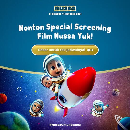 Yuk Ajak Buah Hati Belajar Islam bersama Nussa dalam Nussa The Movie, Akan Tayang di Bioskop 14 Oktober 2021!