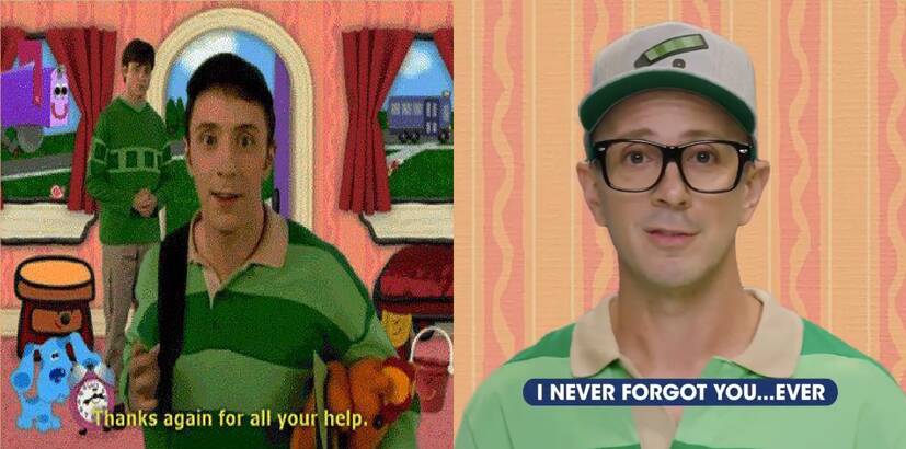 Fans Terharu Steve Burns Kembali Demi Ulang Tahun Ke 25 Acara Blues Clues