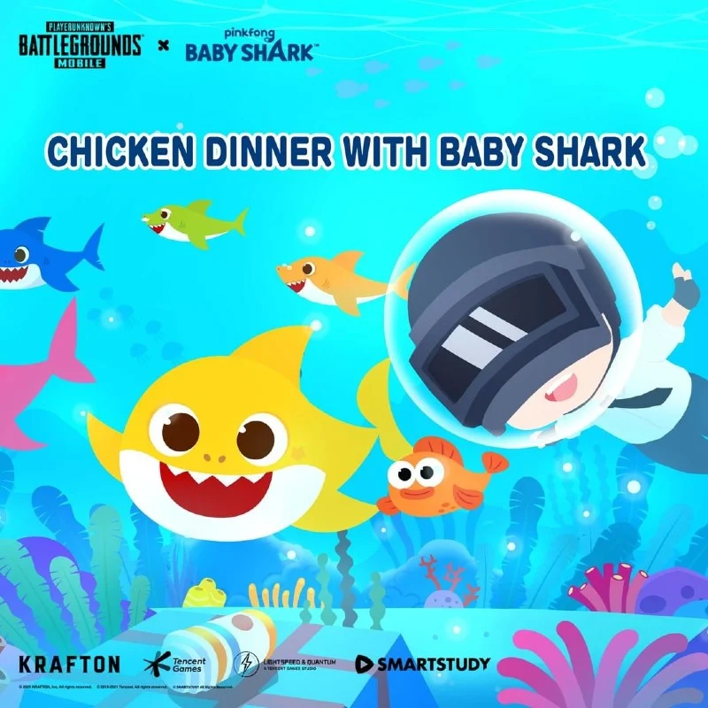 Gim PUBG Mobile Berkolaborasi Dengan Baby Shark