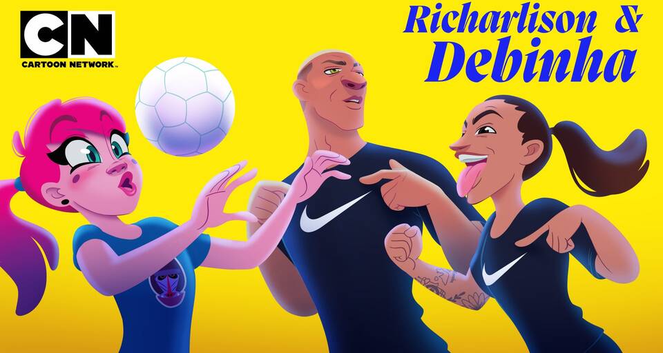 Richarlison dan Debinha ada Kartunnya! Bekerja sama dengan Nike dan Anymalu
