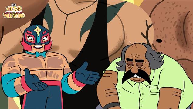 Kartun Victor & Valentino Menampilkan Rey Mysterio sebagai Bintang Tamu!