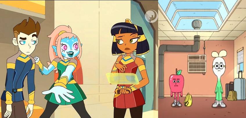 Kartun yang tamat akhir tahun ini: Apple & Onion dan Cleopatra In Space