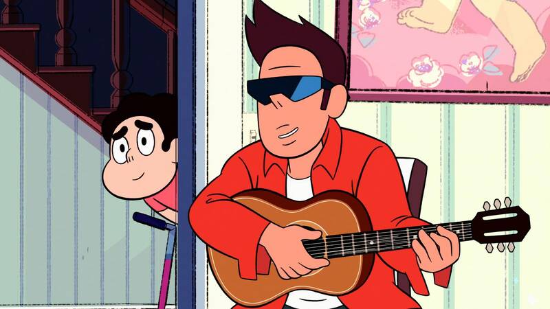 Viral Buck Dewey ngetem gitar akibat Steven Universe kembali tayang lagi di amerika
