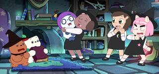 Kunjungan We Baby Bears Crossover dengan Summer Camp Island