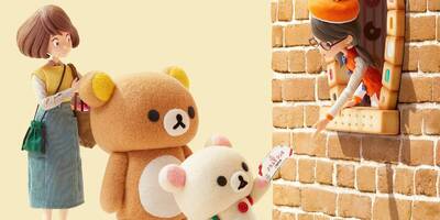 Bukan live action tapi stop motion ikuti animasi Rilakkuma di Rilakkuma theme park adventure