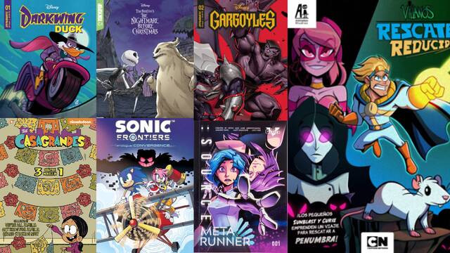 Bukan Manga!, Komik kartun hari ini: Darkwing Duck, Villainous, The Casagrandes dan lainnya