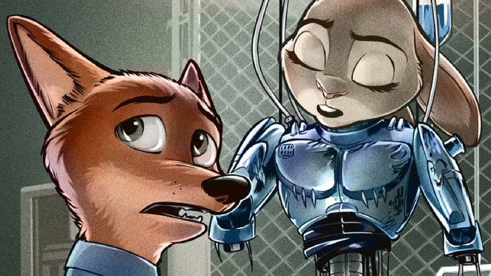 Di Disney Park Shanghai hati hati diborgol Waifu Judy Hoops FNAF