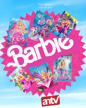 Prediksi Film Keluarga Spesial Libur Lebaran di antv, This Barbie is now on antv!