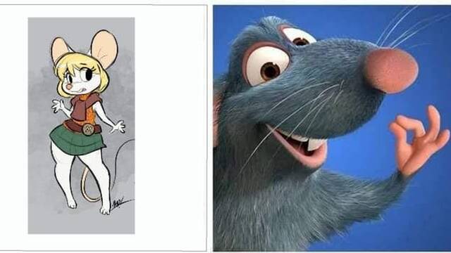 Seorang artist ini bikin Ashley Graham menjadi furry waifu tikus wangi wangi