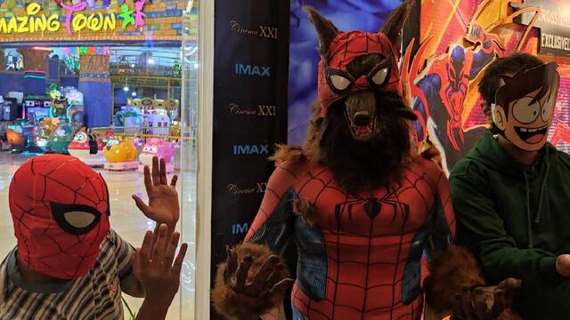 Dari ketemu Windah Basudara Sampai Imam Darto hingga Spiderman Furry Simak Liputan Premier Spiderman Across The Spider-verse