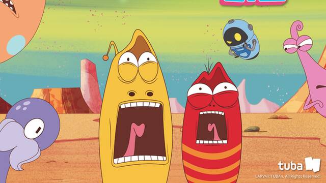 Seri kartun Larva bakal jalan jalan di Mars dalam versi 2D