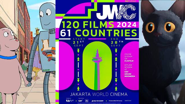 Dari Robot Dreams hingga Flow Klikfilm umumkan Jakarta World Cinema 2024!