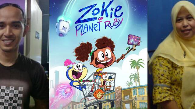 Kamal Nasuti Menjadi Zokie dan Diah Sekartaji Menjadi Ruby di Zokie of Planet Ruby Nickelodeon Bahasa Indonesia