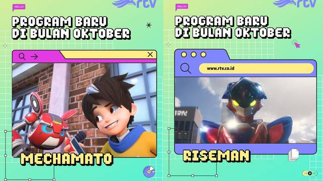 Mechamato dan Riseman Akan Tayang di RTV