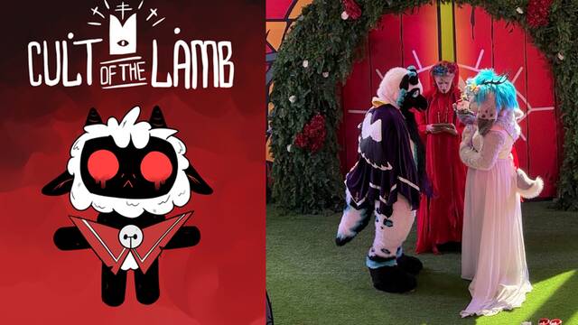 Viral Pengantin Furry Menikah Tema Wedding Cult Of The Lamb Sambil Mengenakan Fursuit